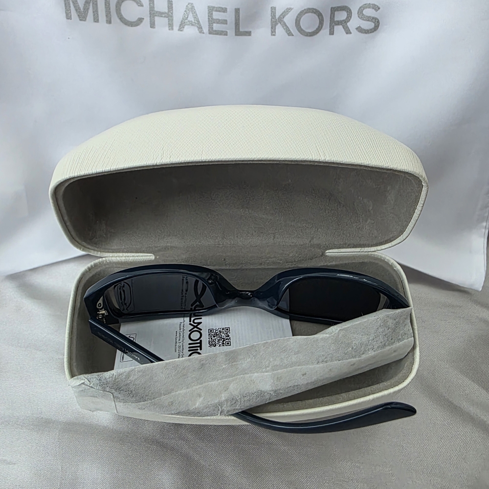 Michael Kors Navy Sunglasses With Case - Picture 8 of 8